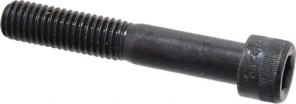 Made in USA - 1/2-13 UNC Hex Socket Drive, Socket Cap Screw - Alloy Steel, Black Oxide Finish, Partially Threaded, 3" Length Under Head - Benchmark Tooling