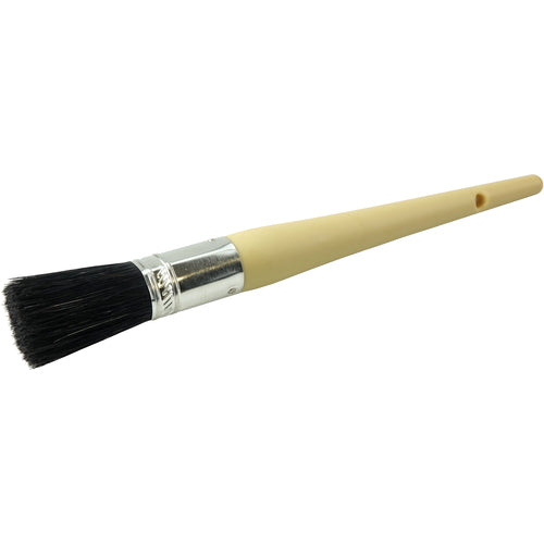 #6 13/16″ Oval Sash Brush, Black China Bristle, 2″ Trim Length, Plain Foam Handle - Benchmark Tooling