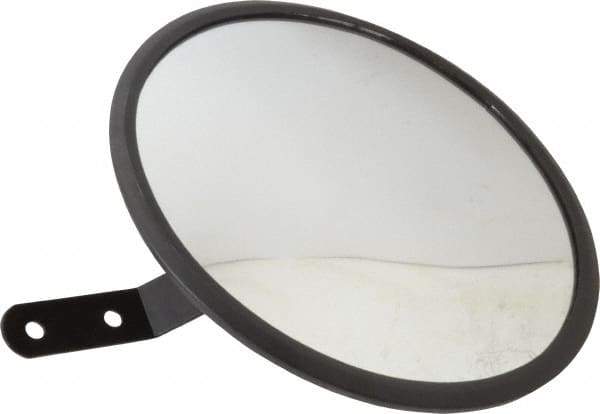 PRO-SAFE - Indoor & Outdoor Round Vehicle/Utility Safety, Traffic & Inspection Mirrors - Glass Lens, 8" Diam - Benchmark Tooling