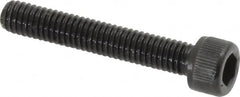 Value Collection - #8-36 UNF Hex Socket Drive, Socket Cap Screw - Alloy Steel, Black Oxide Finish, Fully Threaded, 1" Length Under Head - Benchmark Tooling