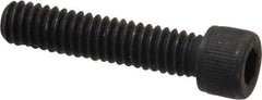 Value Collection - #12-24 UNC Hex Socket Drive, Socket Cap Screw - Alloy Steel, Black Oxide Finish, Fully Threaded, 1" Length Under Head - Benchmark Tooling