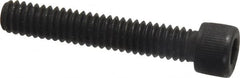 Value Collection - #12-24 UNC Hex Socket Drive, Socket Cap Screw - Alloy Steel, Black Oxide Finish, Fully Threaded, 1-1/4" Length Under Head - Benchmark Tooling