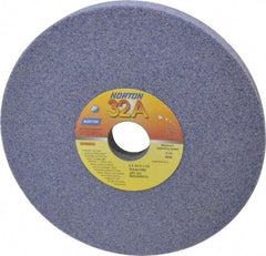 Norton - 8" Diam x 1-1/4" Hole x 3/4" Thick, I Hardness, 46 Grit Surface Grinding Wheel - Aluminum Oxide, Type 1, Coarse Grade, 3,105 Max RPM, Vitrified Bond, No Recess - Benchmark Tooling