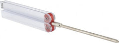 DMT - 9-1/2" OAL Fine Round Chainsaw File Diamond File - 5/32" Wide x 5/32" Thick, 3-3/4 LOC, Red, 600 Grit - Benchmark Tooling