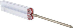 DMT - 9-1/2" OAL Fine Round Chainsaw File Diamond File - 3/16" Wide x 3/16" Thick, 3-3/4 LOC, Red, 600 Grit - Benchmark Tooling
