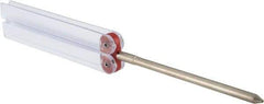 DMT - 9-1/2" OAL Fine Round Chainsaw File Diamond File - 7/32" Wide x 7/32" Thick, 3-3/4 LOC, Red, 600 Grit - Benchmark Tooling