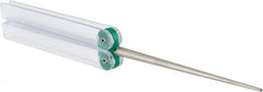 DMT - 9-1/2" OAL Very Fine Knife Sharpener Diamond File - 1/4" Wide x 1/16" Thick, 4-3/16 LOC, Green, 1,200 Grit - Benchmark Tooling