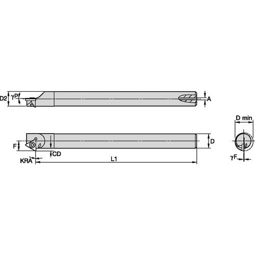 QSRI500660R STEEL SHANK BORING BAR - Exact Industrial Supply