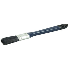 1″ Flat Sash Brush, Black China Bristle, 2″ Trim Length, Blue Foam Handle - Benchmark Tooling