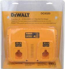 DeWALT - 7.2 to 18 Volt, 2 Battery Lithium-Ion, NiCad & NiMH Power Tool Charger - 1 hr to Charge - Benchmark Tooling