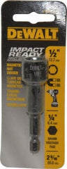 DeWALT - 1/2" Magnetic Nutsetter - 1/4" Hex Drive, 2-9/16" OAL - Benchmark Tooling