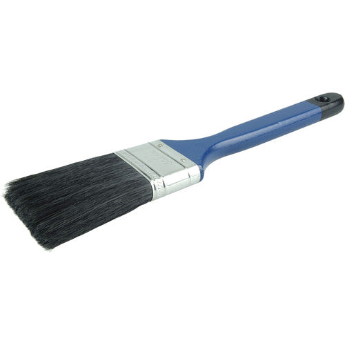 2″ Flat Sash Brush, Black China Bristle, 3″ Trim Length, Blue Foam Handle - Benchmark Tooling