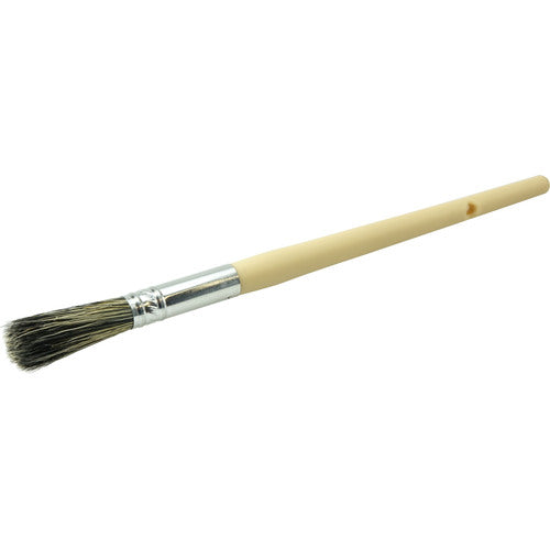 #2 7/16″ Round Sash Brush, Grey Bristle Fill, 1-3/4″ Trim Length, Plain Foam Handle - Benchmark Tooling