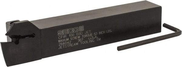 Seco - CFIR, Right Hand Cut, 1" Shank Height x 1" Shank Width, Indexable Turning Toolholder - 6" OAL, LC..1603.. Insert Compatibility, Series Multi-Directional Turning (MDT) - Benchmark Tooling