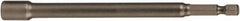 Wiha - 1/4" Magnetic Nutsetter - 1/4" Hex Drive, 12" OAL - Benchmark Tooling