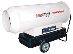 Heatstar - 610,000 BTU Rating, Diesel Forced Air Heater - 14,250 Sq Ft Max Heating Area, 35.6 Gal Capacity, Fuel with Diesel, Kerosene, JP-8 & Jet8 - Benchmark Tooling