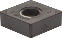 Kennametal - CNGA432 MT Grade KB5630 PCBN Turning Insert - AlTiN Finish, 80° Diamond, 1/2" Inscr Circle, 3/16" Thick, 1/32" Corner Radius - Benchmark Tooling