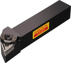 Sandvik Coromant - WTJN, Left Hand Cut, -3° Lead Angle, 1" Shank Height x 1" Shank Width, Negative Rake Indexable Turning Toolholder - 6" OAL, TNMG 22 04 08 Insert Compatibility, Series T-Max P - Benchmark Tooling