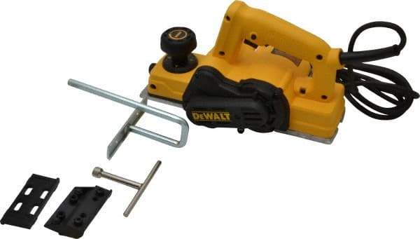 DeWALT - 120 and 240 Volt, 5.5 Amp, 17,000 RPM, Handheld Planer Kit - 1/16 Inch Depth of Cut, 3-1/4 Inch Wide - Benchmark Tooling