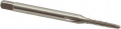 Cleveland - #2-56 UNC 2B 3 Flute Bright Finish High Speed Steel Straight Flute Standard Hand Tap - Taper, Right Hand Thread, 44.45mm OAL, 0.44" Thread Length, H2 Limit, Oversize - Exact Industrial Supply