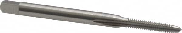 Cleveland - #3-48 UNC 2B 3 Flute Bright Finish High Speed Steel Straight Flute Standard Hand Tap - Plug, Right Hand Thread, 1.813" OAL, 12.7mm Thread Length, H2 Limit, Oversize - Exact Industrial Supply