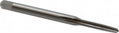 Cleveland - #3-56 UNF 2B 3 Flute Bright Finish High Speed Steel Straight Flute Standard Hand Tap - Taper, Right Hand Thread, 1.813" OAL, 12.7mm Thread Length, H2 Limit, Oversize - Exact Industrial Supply