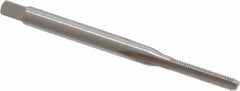 Cleveland - #3-56 UNF 2B 3 Flute Bright Finish High Speed Steel Straight Flute Standard Hand Tap - Bottoming, Right Hand Thread, 1.813" OAL, 12.7mm Thread Length, H2 Limit, Oversize - Exact Industrial Supply