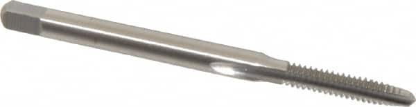 Cleveland - #4-40 UNC 2B/3B 2 Flute Bright Finish High Speed Steel Straight Flute Standard Hand Tap - Plug, Right Hand Thread, 1-7/8" OAL, 0.31" Thread Length, H2 Limit, Oversize - Exact Industrial Supply