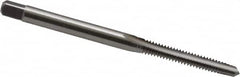 Cleveland - #5-40 UNC 2B/3B 3 Flute Bright Finish High Speed Steel Straight Flute Standard Hand Tap - Taper, Right Hand Thread, 1.938" OAL, 0.31" Thread Length, H2 Limit, Oversize - Exact Industrial Supply