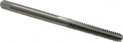 Cleveland - #6-32 UNC 3B 2 Flute Bright Finish High Speed Steel Straight Flute Standard Hand Tap - Bottoming, Right Hand Thread, 50.8mm OAL, 0.38" Thread Length, H2 Limit, Oversize - Exact Industrial Supply