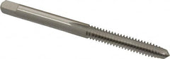 Cleveland - #10-24 UNC 4 Flute Bright Finish High Speed Steel Straight Flute Standard Hand Tap - Plug, Right Hand Thread, 2-3/8" OAL, 1/2" Thread Length, H2 Limit, Oversize - Exact Industrial Supply