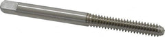 Cleveland - #10-24 UNC 2B/3B 2 Flute Bright Finish High Speed Steel Straight Flute Standard Hand Tap - Bottoming, Right Hand Thread, 2-3/8" OAL, 1/2" Thread Length, H3 Limit, Oversize - Exact Industrial Supply