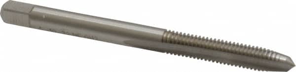 Cleveland - #10-32 UNF 3B 2 Flute Bright Finish High Speed Steel Straight Flute Standard Hand Tap - Plug, Right Hand Thread, 2-3/8" OAL, 1/2" Thread Length, H2 Limit, Oversize - Exact Industrial Supply