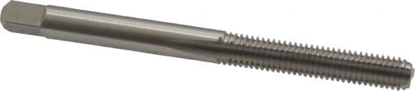 Cleveland - #10-32 UNF 2B 3 Flute Bright Finish High Speed Steel Straight Flute Standard Hand Tap - Bottoming, Right Hand Thread, 2-3/8" OAL, 1/2" Thread Length, H3 Limit, Oversize - Exact Industrial Supply