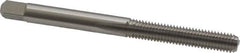 Cleveland - #10-32 UNF 2B 3 Flute Bright Finish High Speed Steel Straight Flute Standard Hand Tap - Bottoming, Right Hand Thread, 2-3/8" OAL, 1/2" Thread Length, H3 Limit, Oversize - Exact Industrial Supply