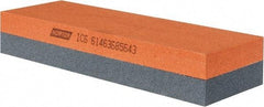 Norton - 6" Long x 2" Wide x 1" Thick, Aluminum Oxide Sharpening Stone - Rectangle, Medium, Fine Grade - Benchmark Tooling