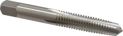 Cleveland - 3/8-16 UNC 3B 4 Flute Bright Finish High Speed Steel Straight Flute Standard Hand Tap - Taper, Right Hand Thread, 2.938" OAL, 31.75mm Thread Length, H3 Limit, Oversize - Exact Industrial Supply