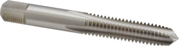 Cleveland - 3/8-16 UNC 3B 4 Flute Bright Finish High Speed Steel Straight Flute Standard Hand Tap - Plug, Right Hand Thread, 2.938" OAL, 31.75mm Thread Length, H3 Limit, Oversize - Exact Industrial Supply