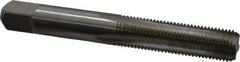 Cleveland - 3/8-24 UNF 3B 4 Flute Bright Finish High Speed Steel Straight Flute Standard Hand Tap - Bottoming, Right Hand Thread, 2.938" OAL, 31.75mm Thread Length, H3 Limit, Oversize - Exact Industrial Supply