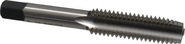 Cleveland - 1/2-13 UNC 3B 3 Flute Bright Finish High Speed Steel Straight Flute Standard Hand Tap - Plug, Right Hand Thread, 3-3/8" OAL, 0.94" Thread Length, H3 Limit, Oversize - Exact Industrial Supply