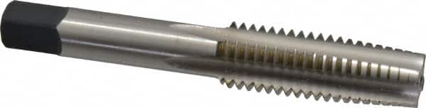 Cleveland - 9/16-12 UNC 4 Flute Bright Finish High Speed Steel Straight Flute Standard Hand Tap - Taper, Right Hand Thread, 3.594" OAL, 1" Thread Length, H3 Limit, Oversize - Exact Industrial Supply
