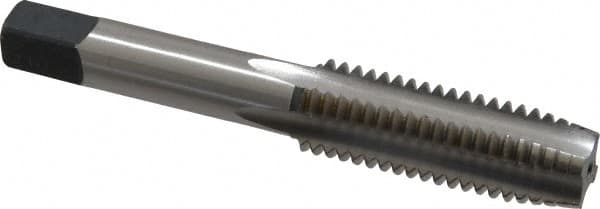 Cleveland - 9/16-12 UNC 4 Flute Bright Finish High Speed Steel Straight Flute Standard Hand Tap - Plug, Right Hand Thread, 3.594" OAL, 1" Thread Length, H3 Limit, Oversize - Exact Industrial Supply