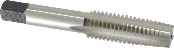 Cleveland - 5/8-11 UNC 3B 4 Flute Bright Finish High Speed Steel Straight Flute Standard Hand Tap - Taper, Right Hand Thread, 3.813" OAL, 1.09" Thread Length, H3 Limit, Oversize - Exact Industrial Supply