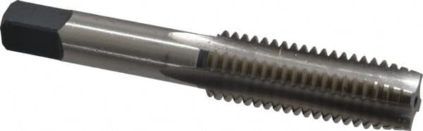 Cleveland - 5/8-11 UNC 3B 4 Flute Bright Finish High Speed Steel Straight Flute Standard Hand Tap - Plug, Right Hand Thread, 3.813" OAL, 1.09" Thread Length, H3 Limit, Oversize - Exact Industrial Supply