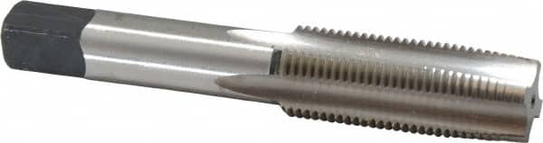 Cleveland - 11/16-16 UNF 4 Flute Bright Finish High Speed Steel Straight Flute Standard Hand Tap - Taper, Right Hand Thread, 4.031" OAL, 1.09" Thread Length, H3 Limit, Oversize - Exact Industrial Supply