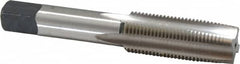Cleveland - 11/16-16 UNF 4 Flute Bright Finish High Speed Steel Straight Flute Standard Hand Tap - Taper, Right Hand Thread, 4.031" OAL, 1.09" Thread Length, H3 Limit, Oversize - Exact Industrial Supply