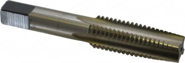 Cleveland - 3/4-10 UNC 4 Flute Bright Finish High Speed Steel Straight Flute Standard Hand Tap - Taper, Right Hand Thread, 107.95mm OAL, 50.8mm Thread Length, H3 Limit, Oversize - Exact Industrial Supply