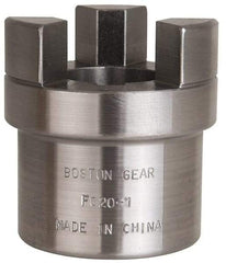 Boston Gear - 1" Max Bore Diam, FC20 Coupling Size, Flexible Half Coupling - 2" OD, 3.69" OAL, Steel - Benchmark Tooling