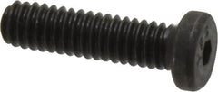 Value Collection - #8-32 UNC Hex Socket Drive, Low Socket Cap Screw - Alloy Steel, Black Oxide Finish, Fully Threaded, 5/8" Length Under Head - Benchmark Tooling