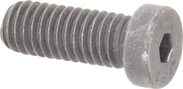 Value Collection - 3/8-16 UNC Hex Socket Drive, Low Socket Cap Screw - Alloy Steel, Black Oxide Finish, Fully Threaded, 1" Length Under Head - Benchmark Tooling